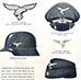 Newsmap Volume 2 Number 46F, March 1944 1944 Luftwaffe uniform color poster