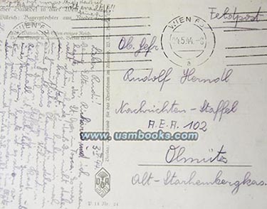 Alt-Starhembergkaserne Feldpost