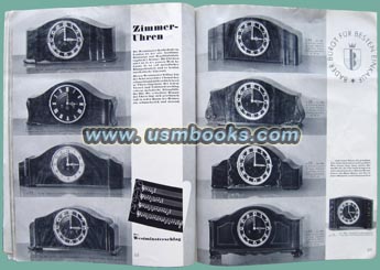 German clocks from the Third Reich