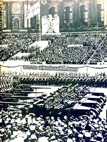 Wehrmacht review in Berlin on Adolf Hitler’s 50th birthday