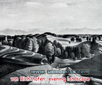  “Evening Landscape” by Heinrich von Richthofen