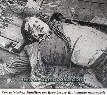 Sieg im Osten Blutsonntag Bromberg, Volksdeutschen, murdered ethnic Germans in Poland