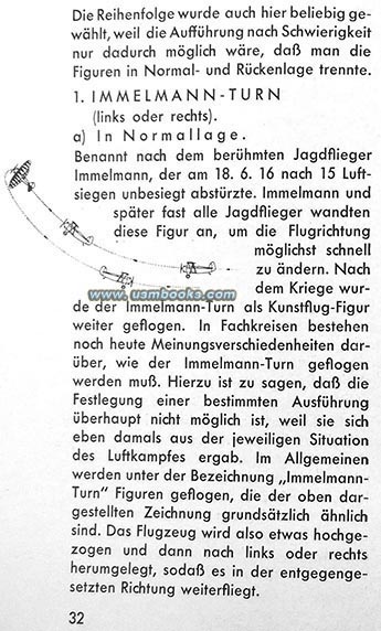 Immelmann aerial stunt