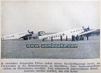 Luftwaffe Red Cross planes