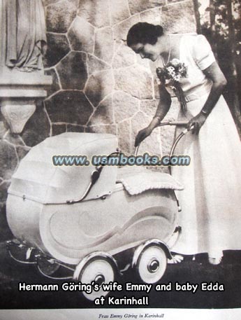 Emmy Göring, baby Edda Göring, Carinhall