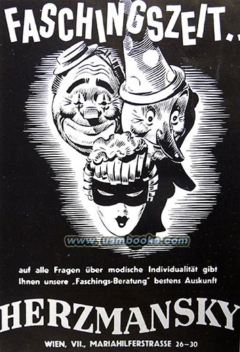 Fasching Wien 1939 Fasching in Vienna, Hermansky department store