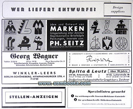 Nazi graphic designers and suppliers