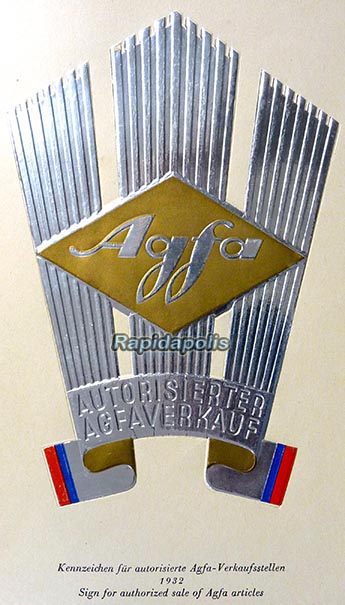 Agfa film color advertising 