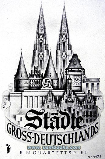 Nazi quartett game, Grossdeutschlands Städte-Quartett