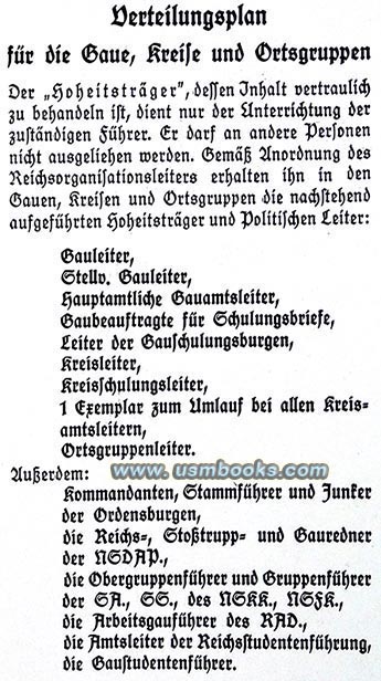 Der Hoheitsträger (The Standard Bearers) NAZI POLITICAL LEADER MAGAZINES