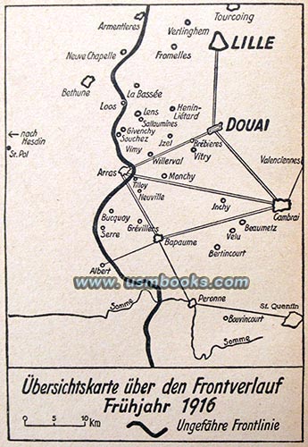 WW1 map of France