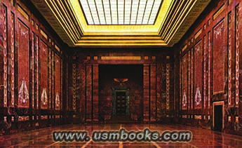 Reichschancellery Mosaic Hall, Rotgrau Schnöll Marmor