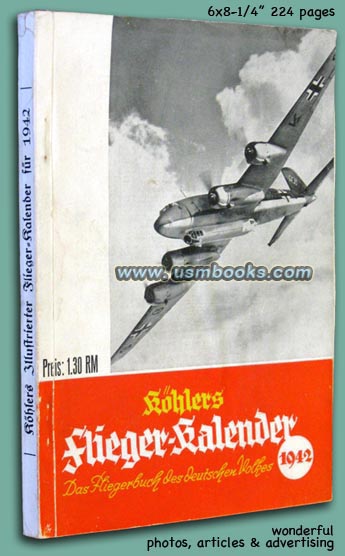 Köhlers Flieger-Kalender 1942 Das Fliegerbuch des deutschen Volkes