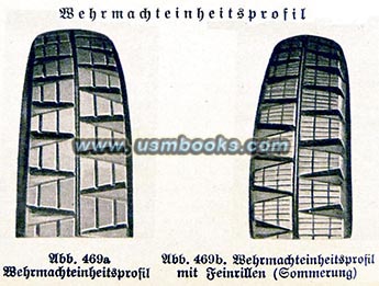 profile of Wehrmacht tires