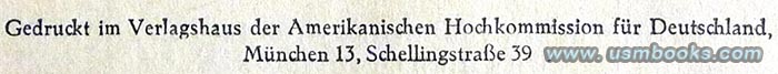 Amerikanischen Hochkommission für Deutschland, Schellingstrasse 39 Munich, Völkischer Beobachter