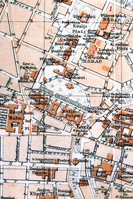 Führerbau, NSDAP Braunes Haus, Nazi Party Verwaltungsbau