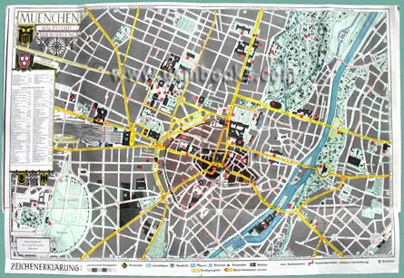 Nazi color map of Munich