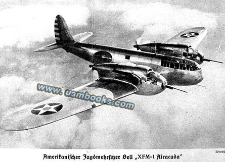 Bell XFM-1 Airacuda on the cover of the 29 July 1938 issue of Militär-Wochenblatt