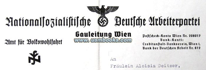 NSDAP Gauleitung Wien, Amt für Volkswohlfahrt
