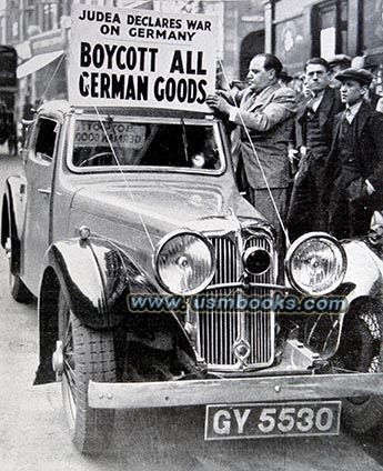 Economic Boycott German Goods in Britain