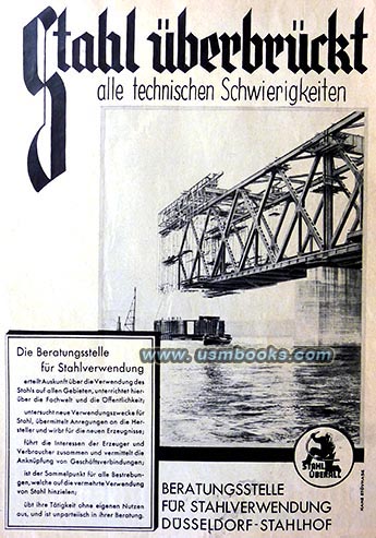 Nazi steel construction advertising