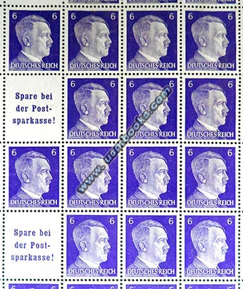 Adolf Hitler postage stamps