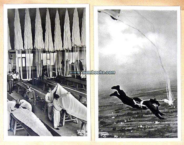 Nazi Fallschirmjaeger, Luftwaffe parachutes