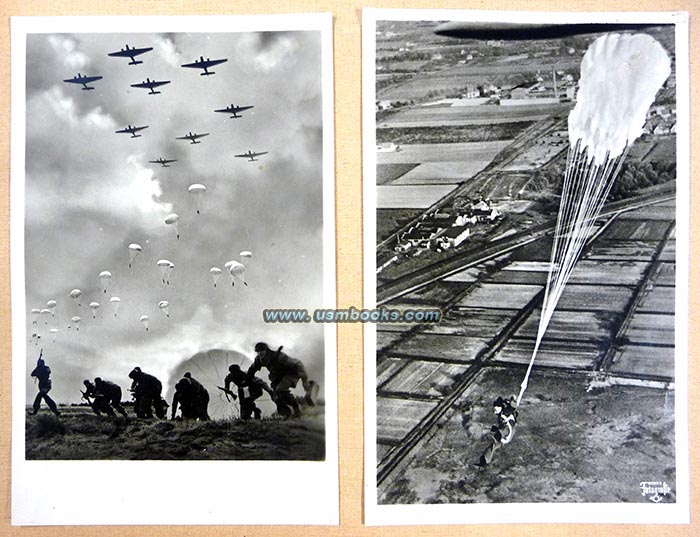 Luftwaffe airplanes, Nazi Fallschirmjaeger