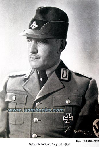 1937 Hierl biography Reichsarbeitsführer Konstantin Hierl