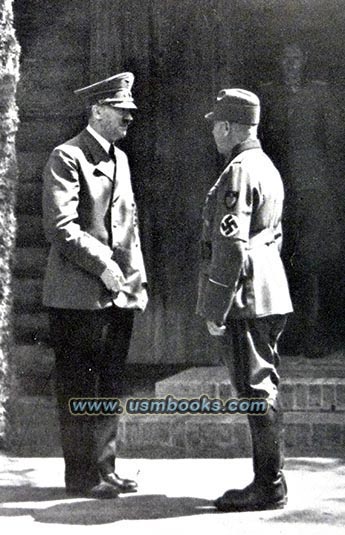 Adolf Hitler greeting Reichsarbeitsführer Konstantin Hierl, Fuhrerhauptquartier