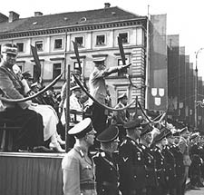 Hitler during Parade