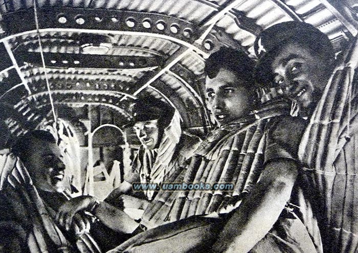 Nazi paratroopers on their way to North Africa