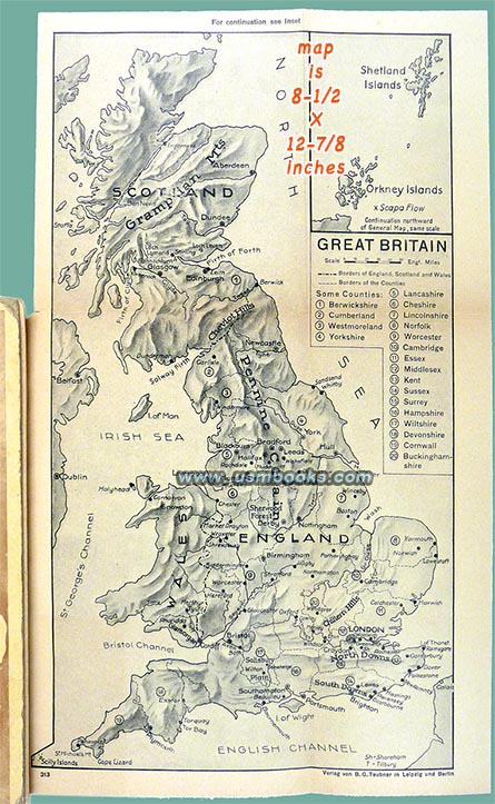 Nazi maps Nazi map of England