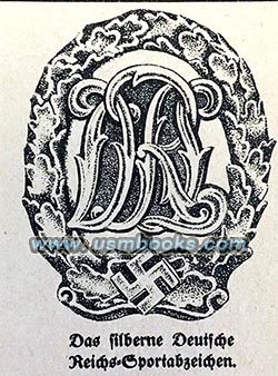 Nazi Sport Badge in Silver