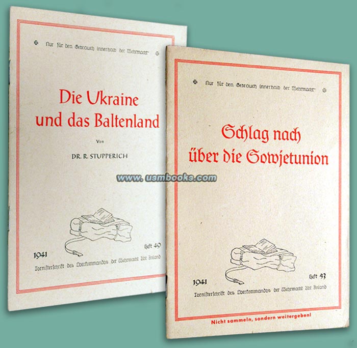 Schlag nach über den Sowjetunion, Die Ukraine und das Baltenland, 1941
