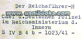 Der Reichsfhrer-SS und Chef der deutschen Polizei im Reichsministerium des Innern Heinrich Himmler