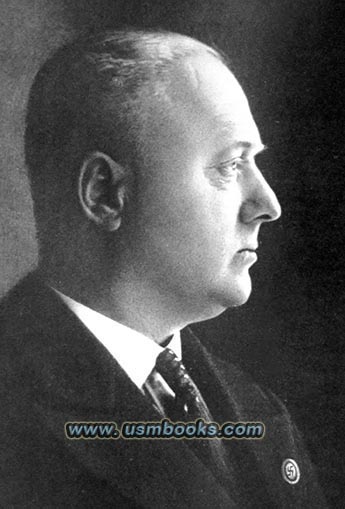 Jakob Sprenger with Nazi Party badge