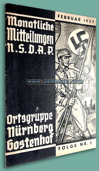 Monatliche Mitteilungen NSDAP Ortsgruppe Nürnberg Gostenhof, Febr. 1935