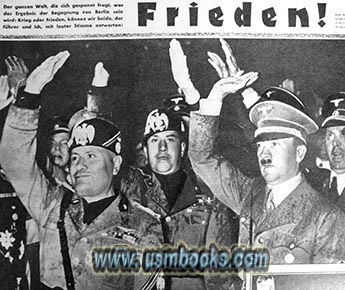 Hitler, Mussolini, Count Ciano