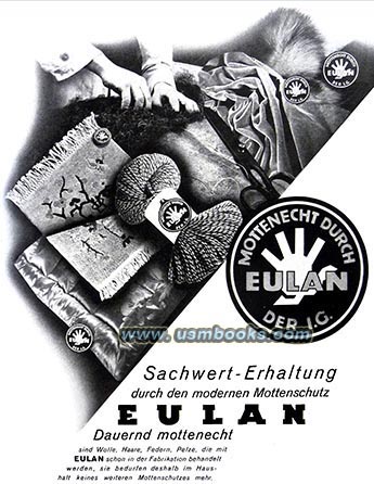 Eulan Mottenschutz, Eulan moth protection advertising
