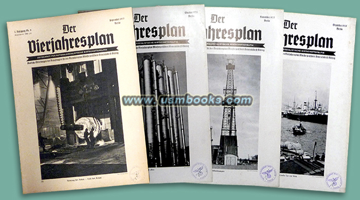1937 Zeitschrift für nationalsozialistische Wirtschaftspolitik mit den amtlichen Mitteilungen des Beauftragten für den Vierjahresplan Ministerpräsident Generalfeldmarschall Göring