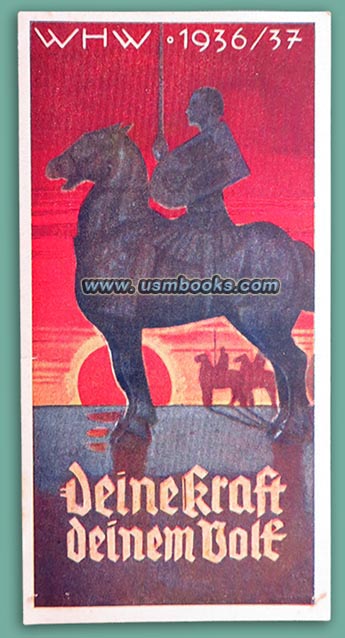 WHW charity collection sticker 1936-1937
