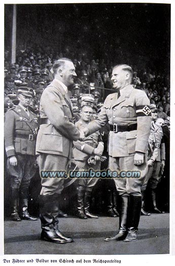 Adolf Hitler and Reichsjugendführer Baldur von Schirach