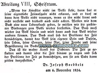 Nazi Schrifttum and propaganda 