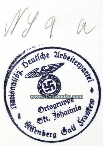 NSDAP Ortsgruppe St. Johannis in Nürnberg, Gau Franken