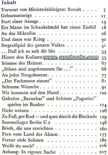 Wir beginnen das Wunschkonzert für die Wehrmacht