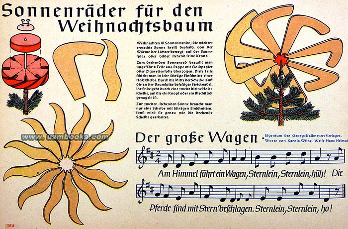 3. Reich Sonnenrad, swastika ornaments for the Christmas trees